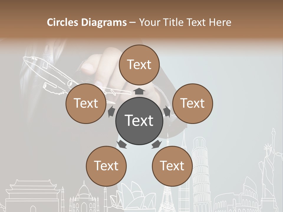 Earth Global Businessman PowerPoint Template