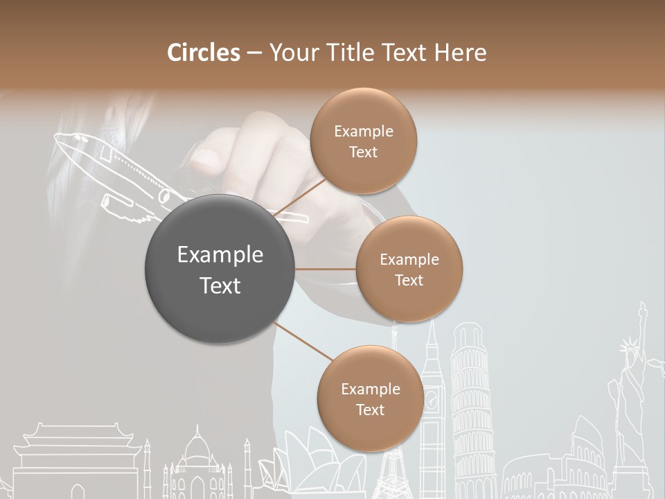 Earth Global Businessman PowerPoint Template