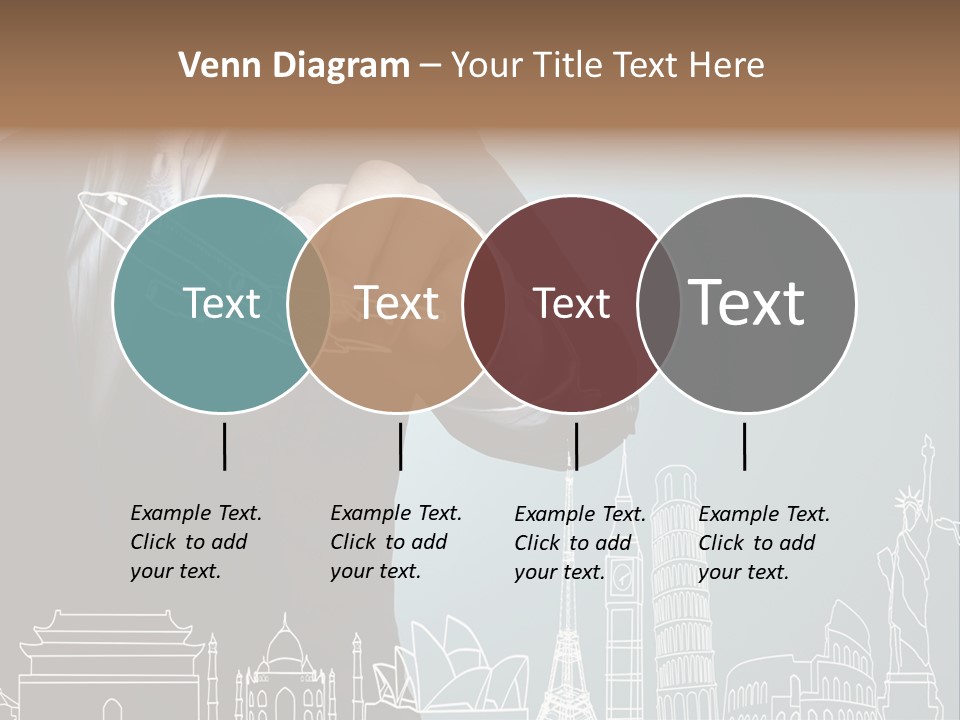 Earth Global Businessman PowerPoint Template