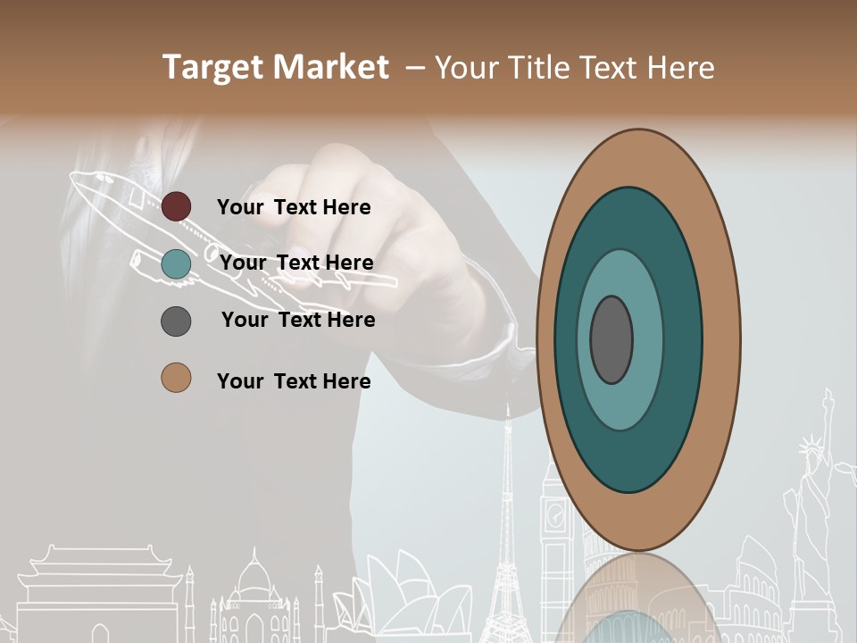 Earth Global Businessman PowerPoint Template