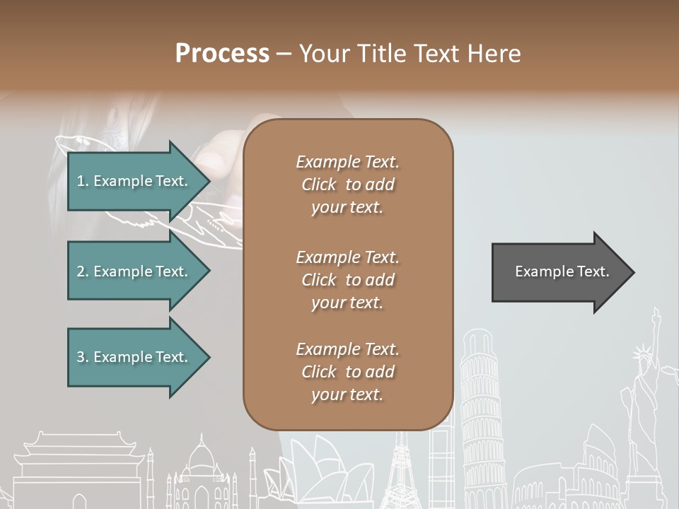 Earth Global Businessman PowerPoint Template
