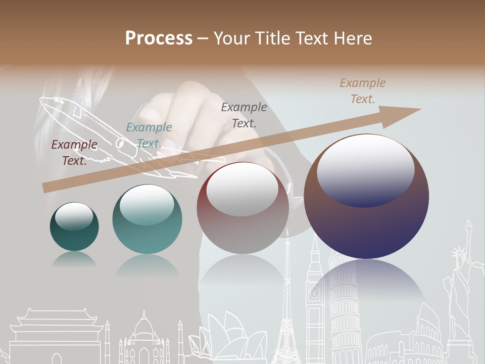 Earth Global Businessman PowerPoint Template