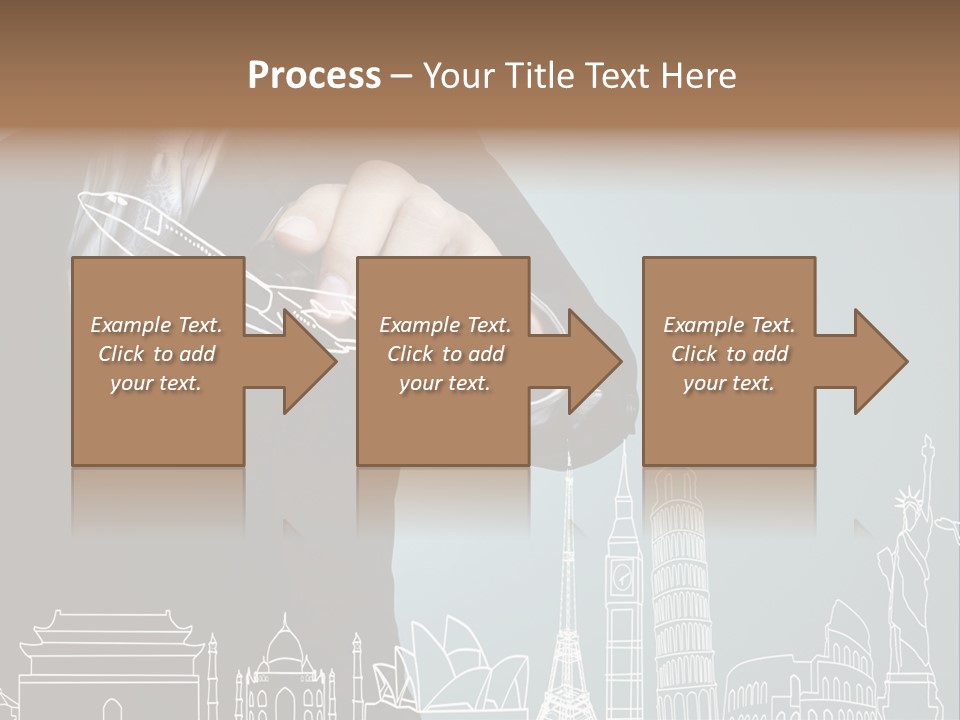 Earth Global Businessman PowerPoint Template
