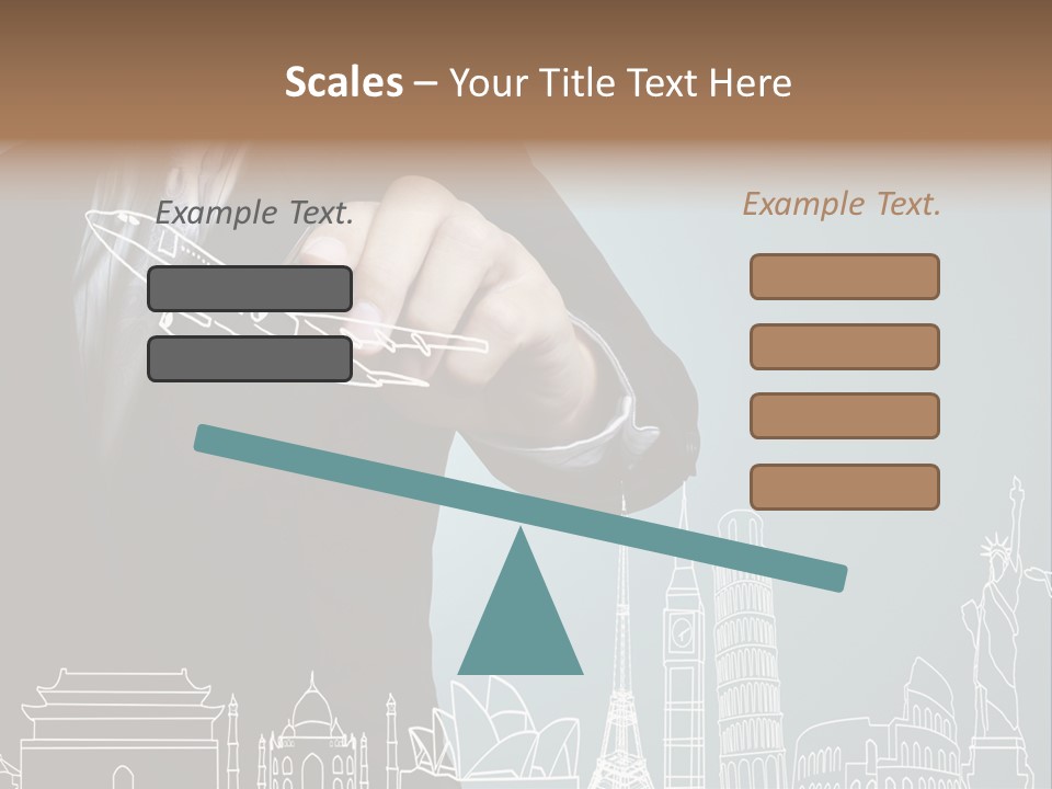 Earth Global Businessman PowerPoint Template