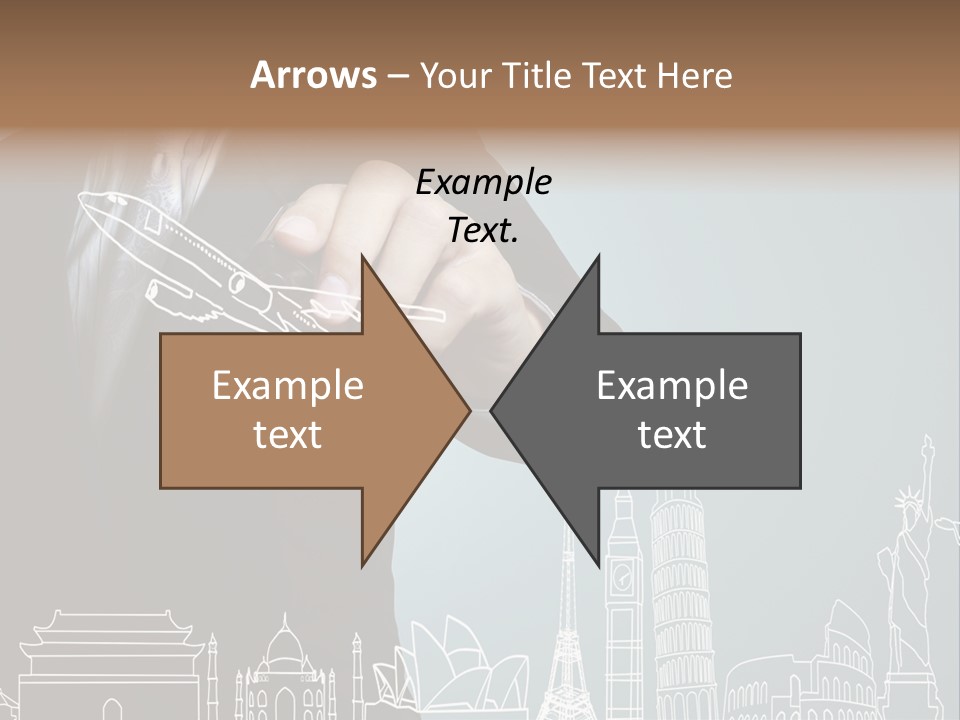 Earth Global Businessman PowerPoint Template