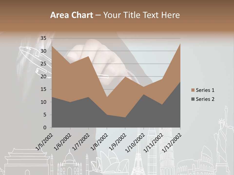 Earth Global Businessman PowerPoint Template
