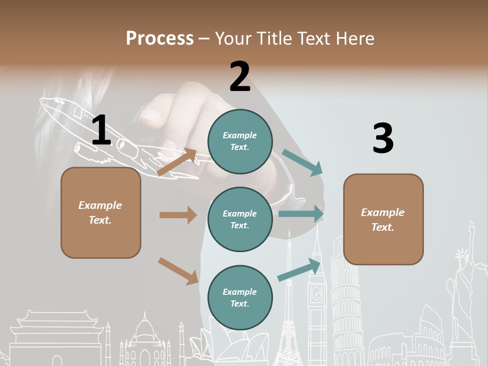 Earth Global Businessman PowerPoint Template