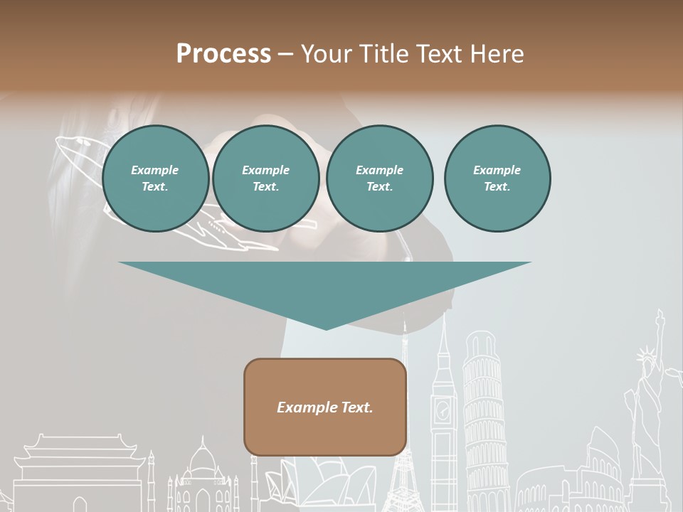Earth Global Businessman PowerPoint Template