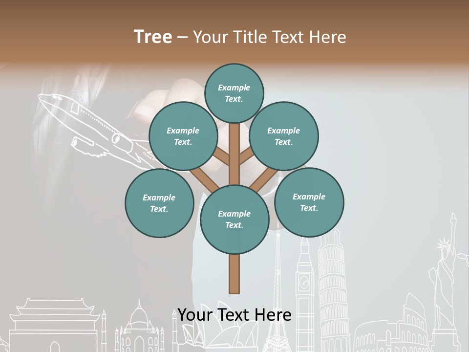 Earth Global Businessman PowerPoint Template