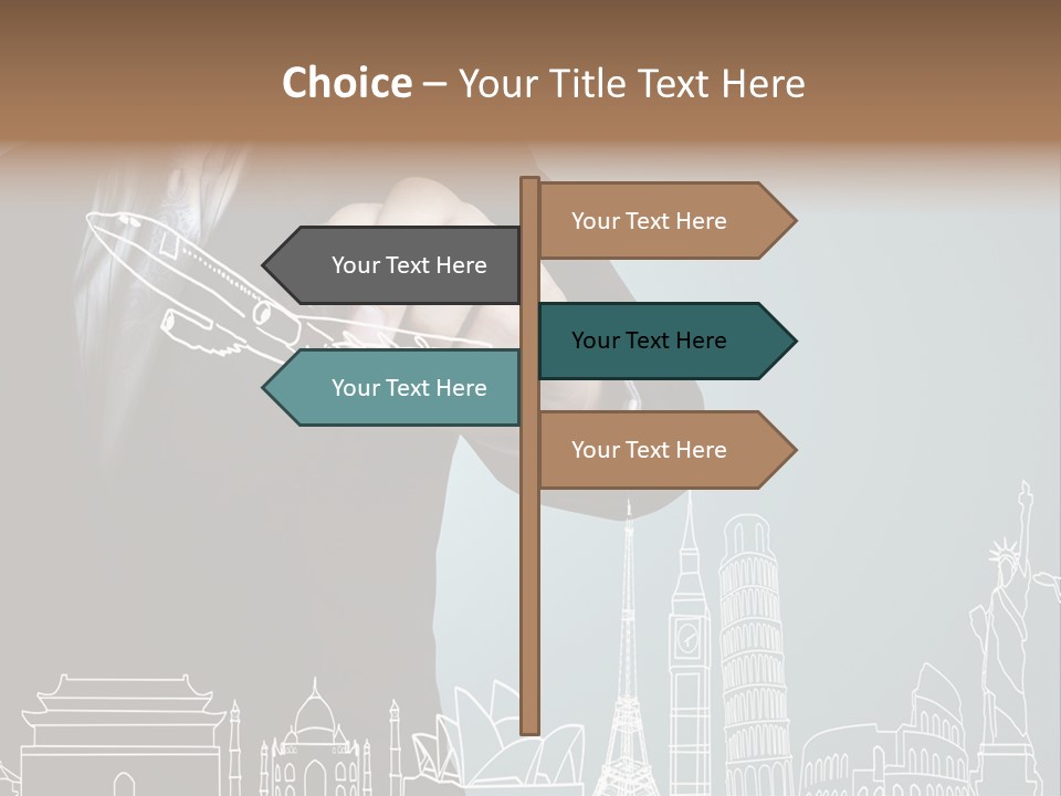 Earth Global Businessman PowerPoint Template