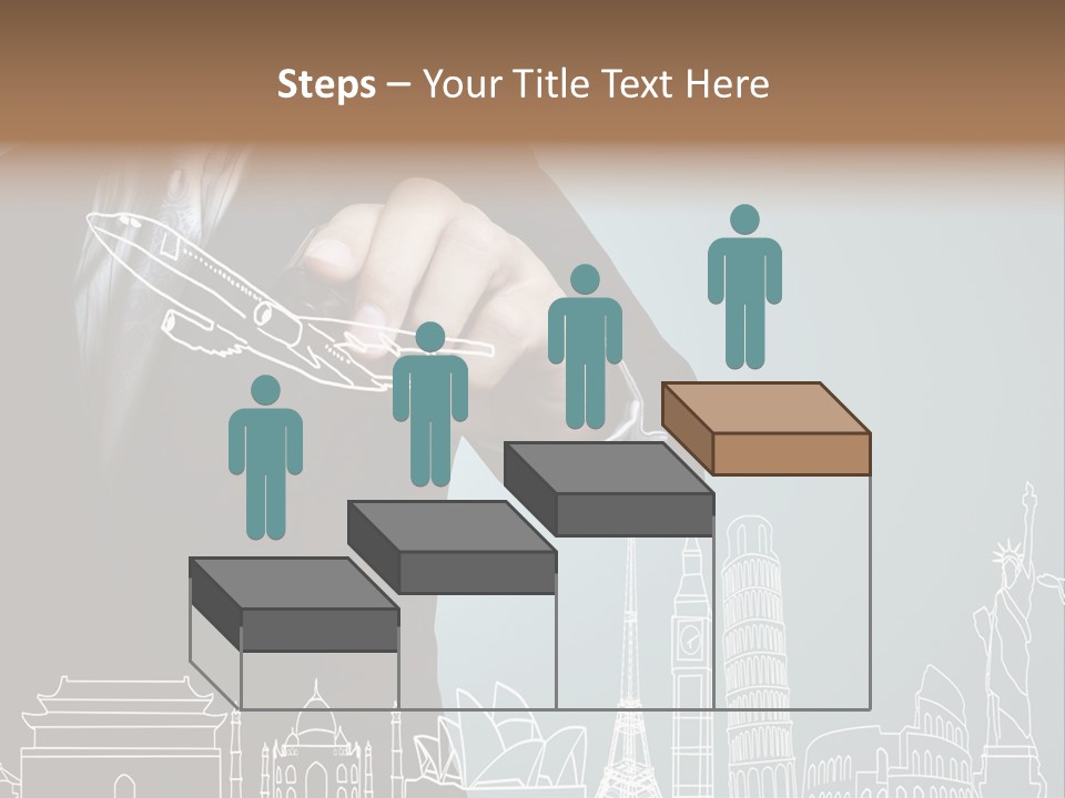 Earth Global Businessman PowerPoint Template