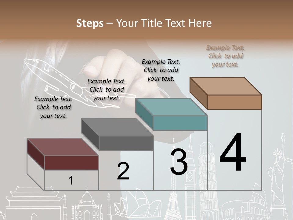 Earth Global Businessman PowerPoint Template