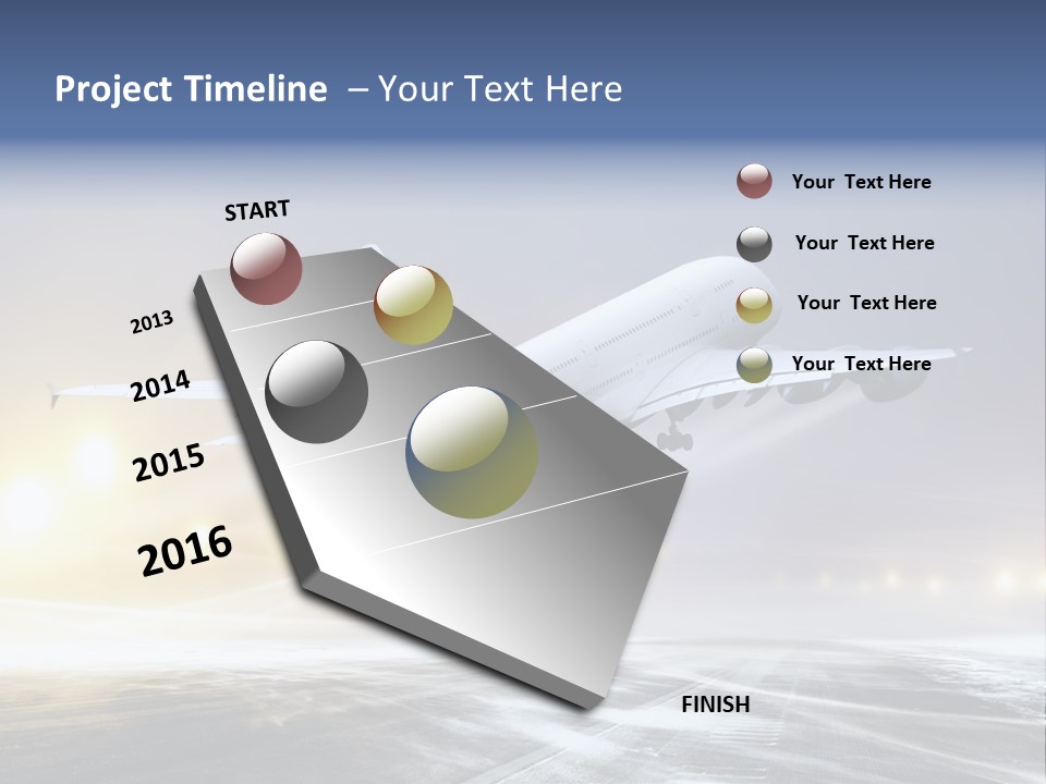 Departure Travel Transportation PowerPoint Template