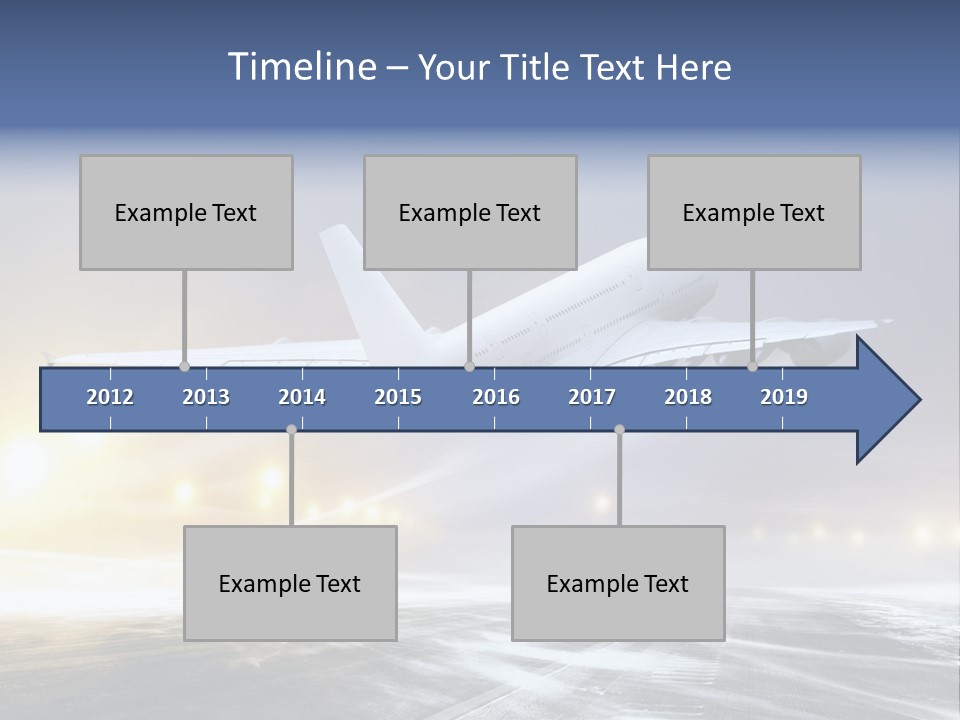 Departure Travel Transportation PowerPoint Template