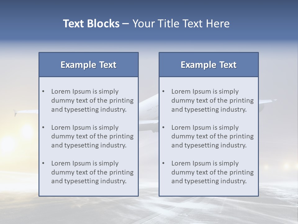 Departure Travel Transportation PowerPoint Template