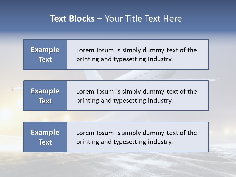 Departure Travel Transportation PowerPoint Template