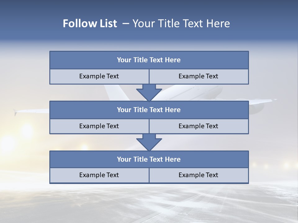 Departure Travel Transportation PowerPoint Template