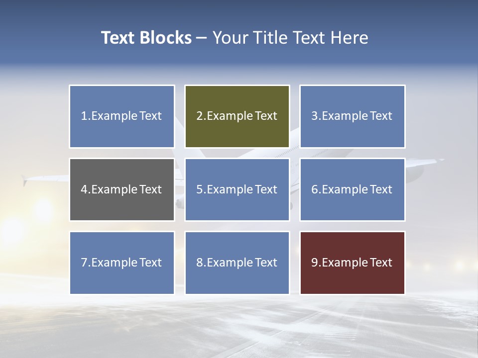 Departure Travel Transportation PowerPoint Template