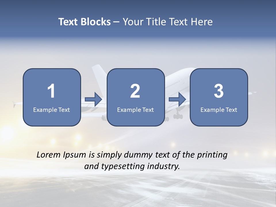 Departure Travel Transportation PowerPoint Template