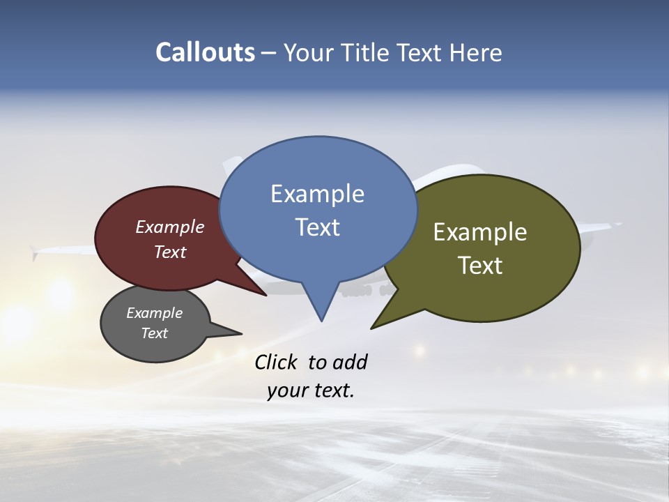 Departure Travel Transportation PowerPoint Template