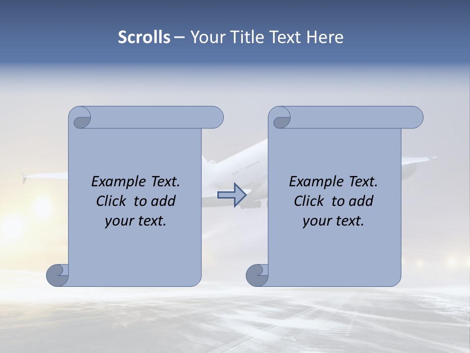 Departure Travel Transportation PowerPoint Template