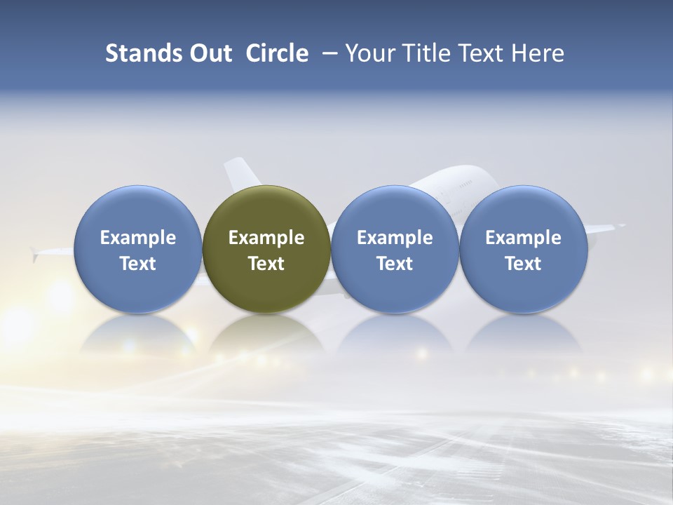 Departure Travel Transportation PowerPoint Template