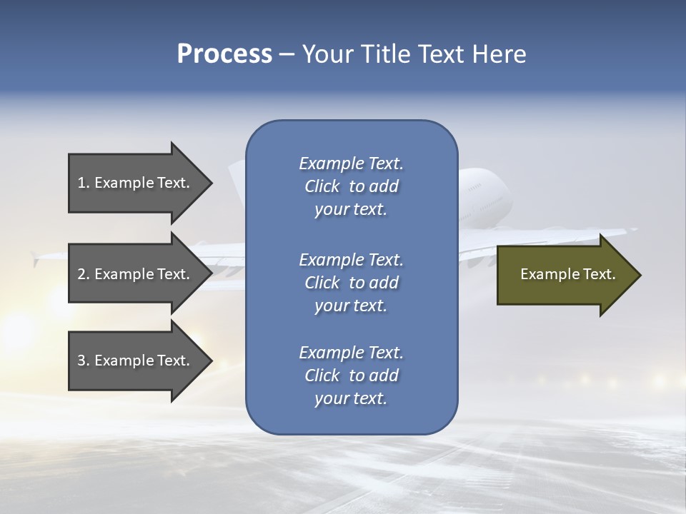Departure Travel Transportation PowerPoint Template