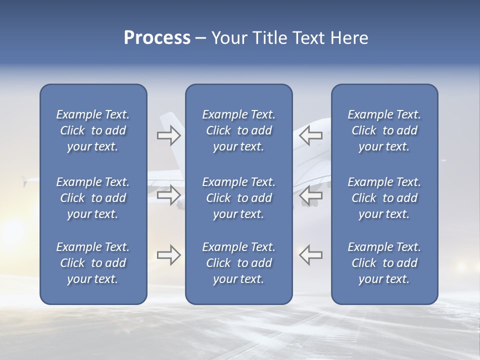 Departure Travel Transportation PowerPoint Template