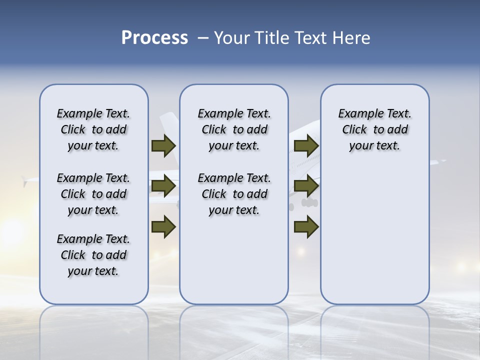 Departure Travel Transportation PowerPoint Template