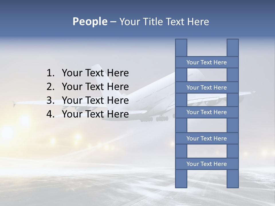 Departure Travel Transportation PowerPoint Template