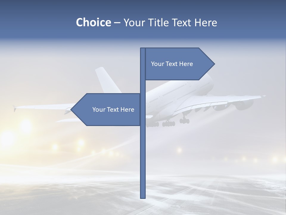 Departure Travel Transportation PowerPoint Template
