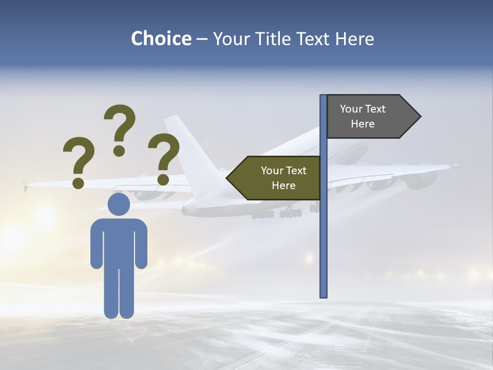 Departure Travel Transportation PowerPoint Template