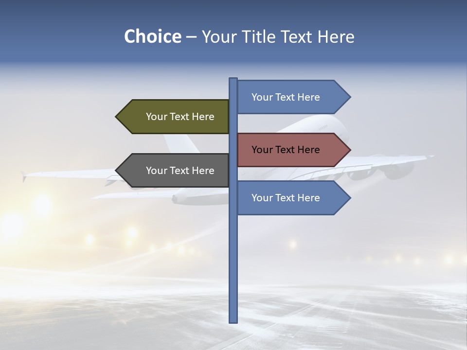 Departure Travel Transportation PowerPoint Template