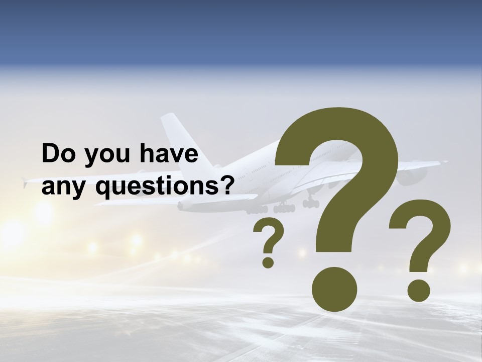 Departure Travel Transportation PowerPoint Template