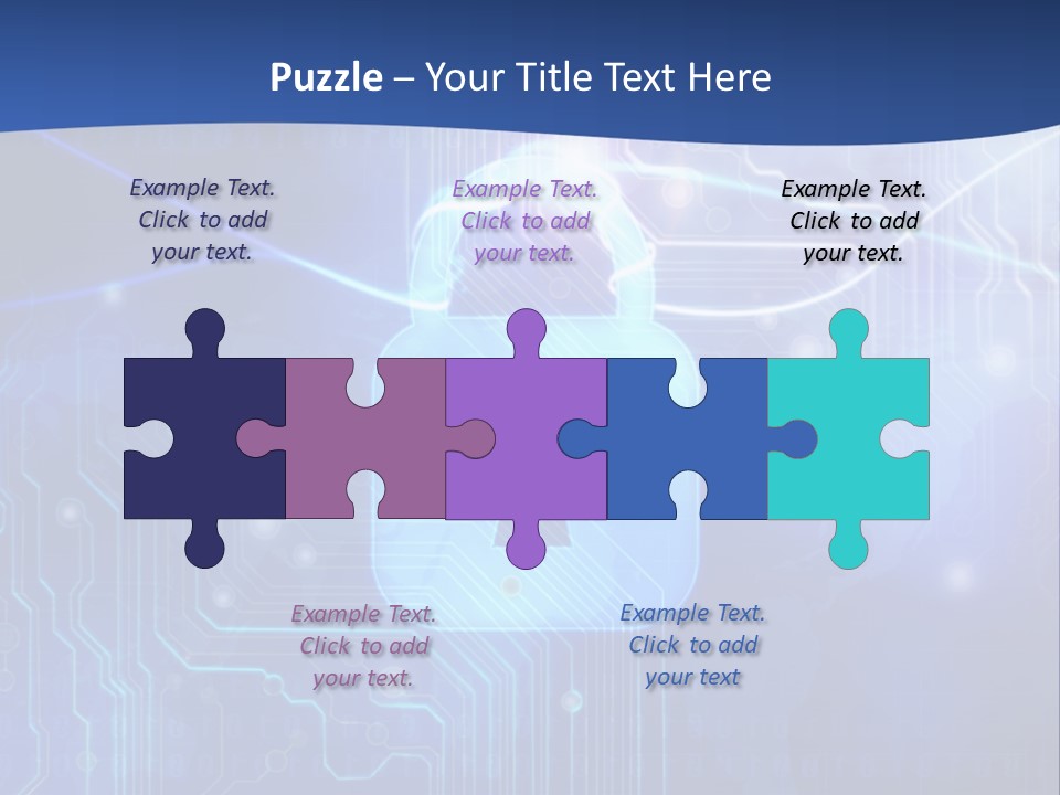 Security System Cyberspace Internet PowerPoint Template