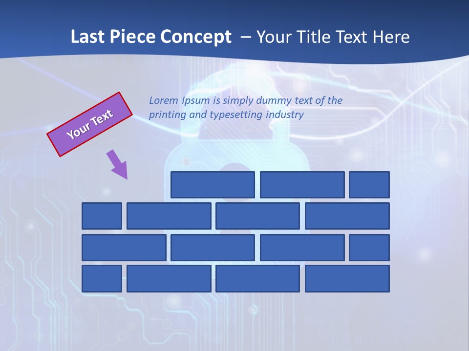 Security System Cyberspace Internet PowerPoint Template