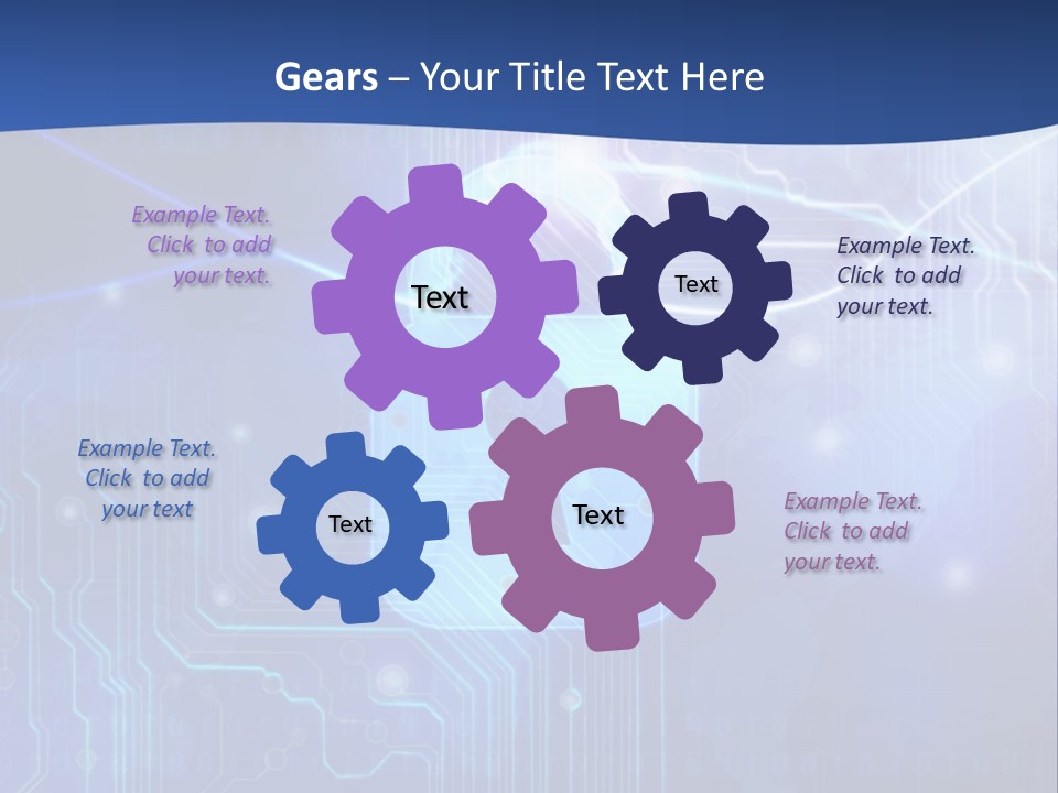 Security System Cyberspace Internet PowerPoint Template