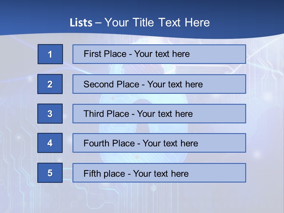 Security System Cyberspace Internet PowerPoint Template