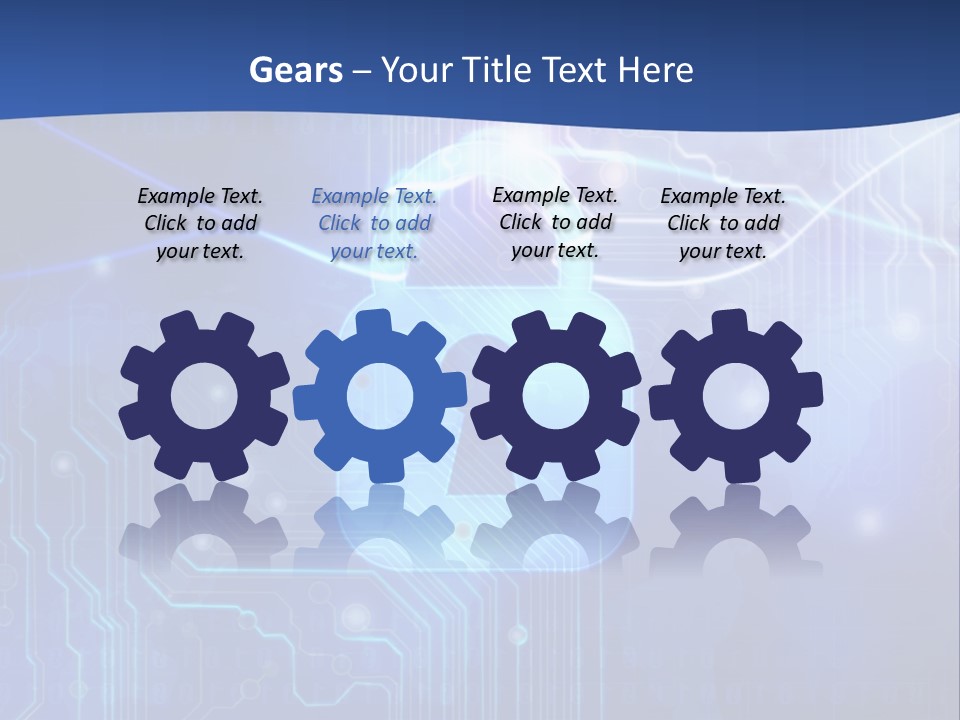 Security System Cyberspace Internet PowerPoint Template