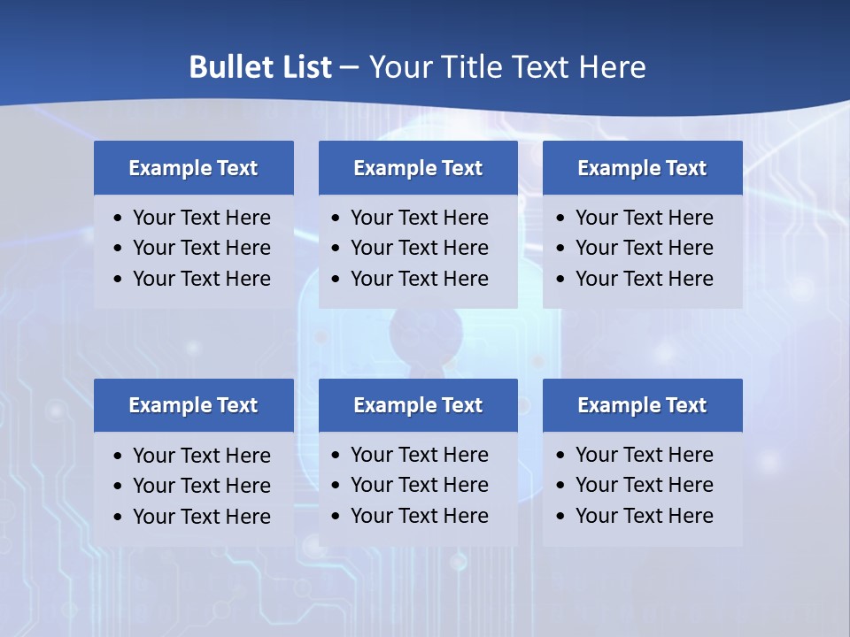 Security System Cyberspace Internet PowerPoint Template