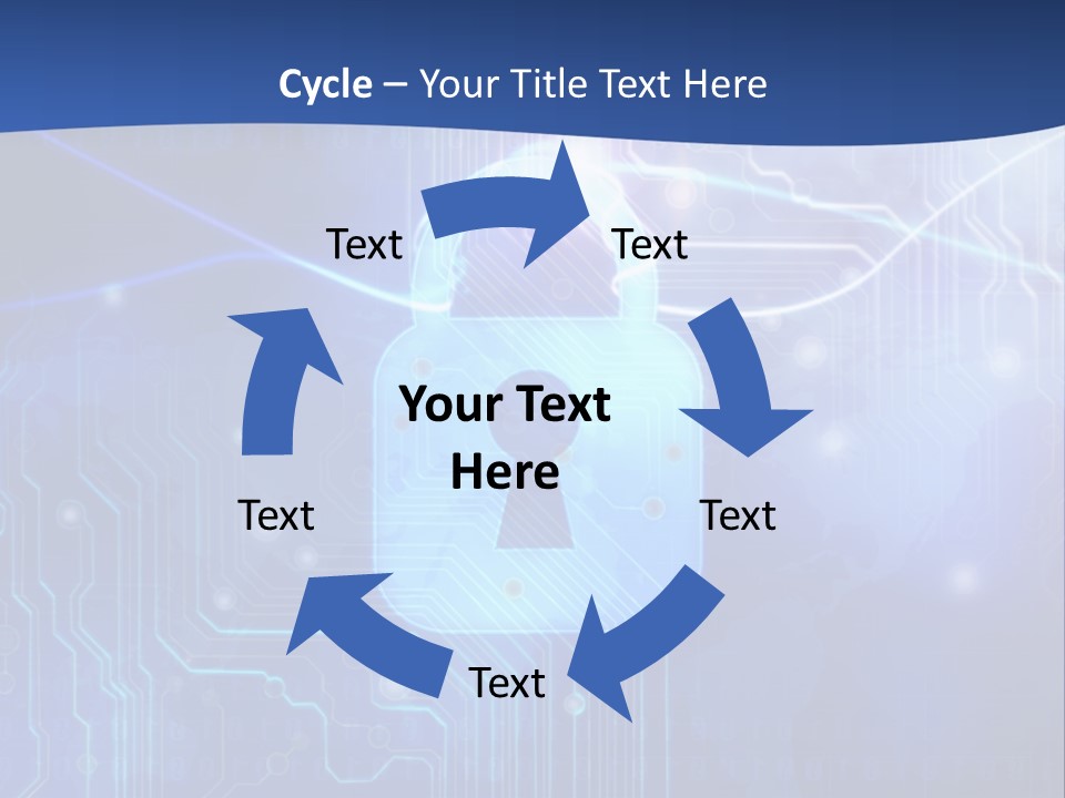 Security System Cyberspace Internet PowerPoint Template
