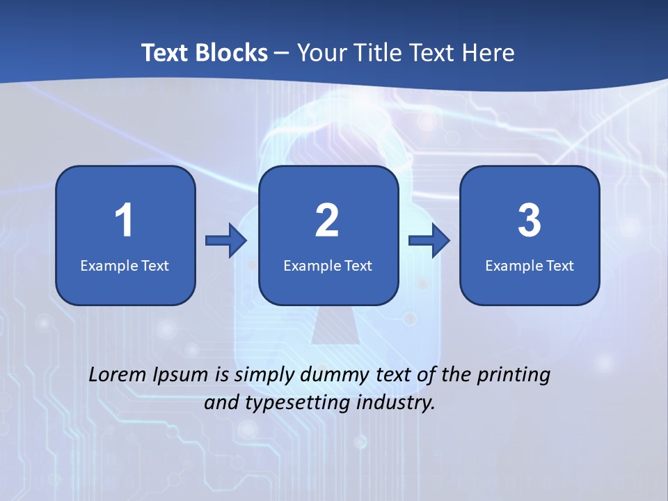 Security System Cyberspace Internet PowerPoint Template