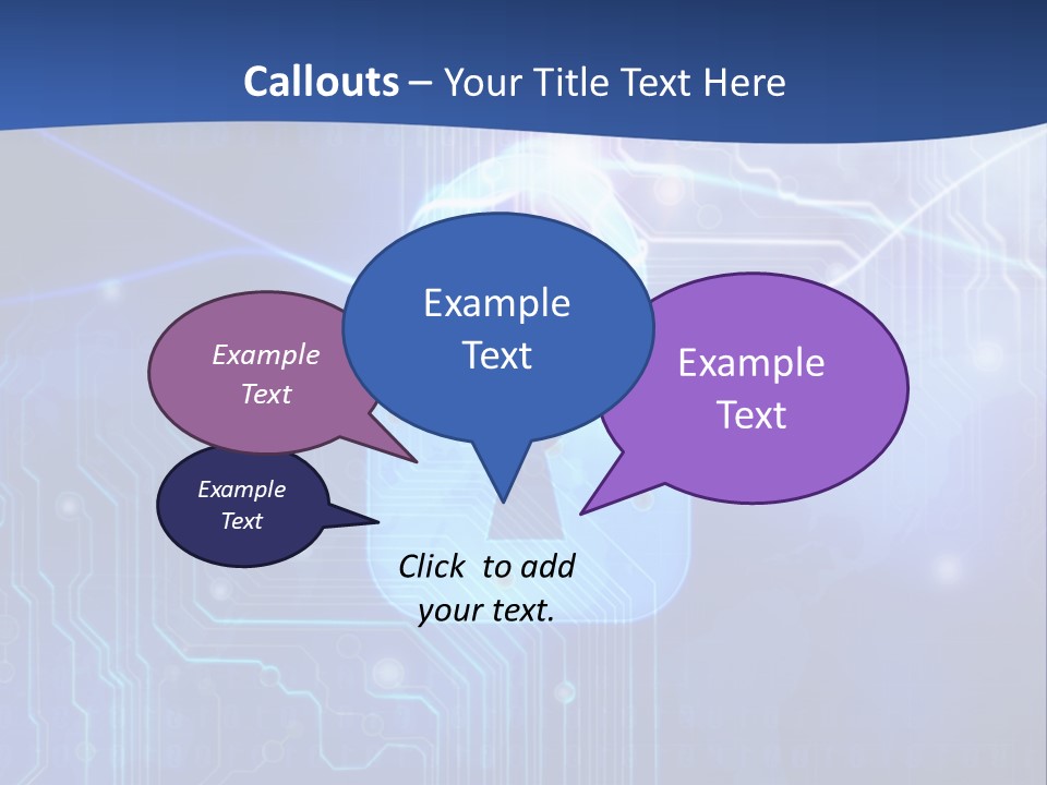 Security System Cyberspace Internet PowerPoint Template