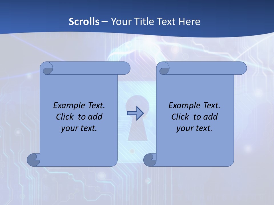 Security System Cyberspace Internet PowerPoint Template