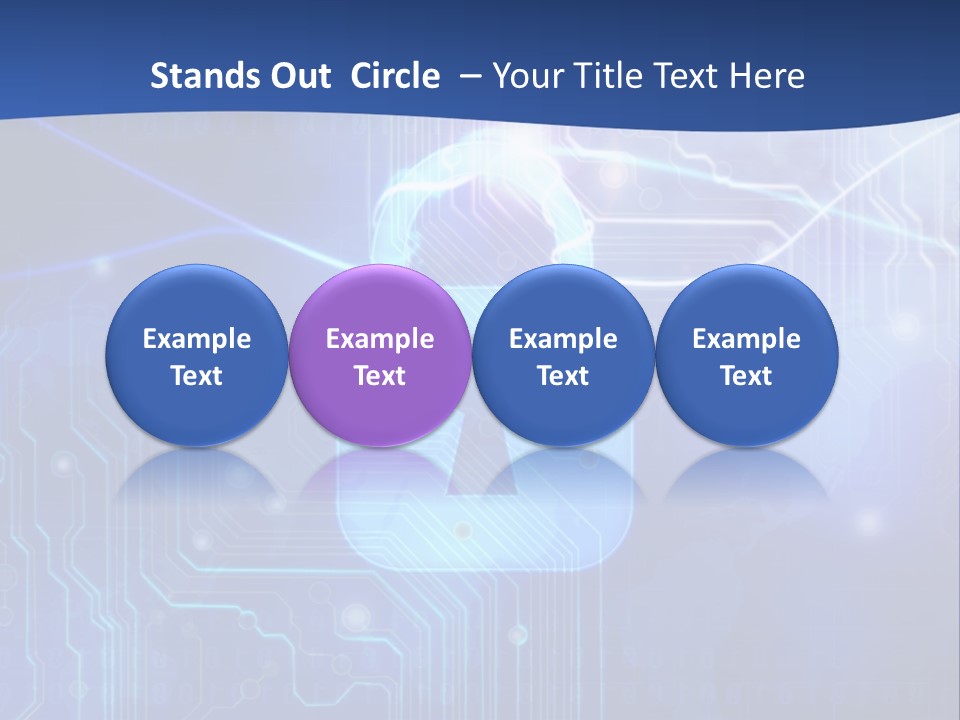 Security System Cyberspace Internet PowerPoint Template