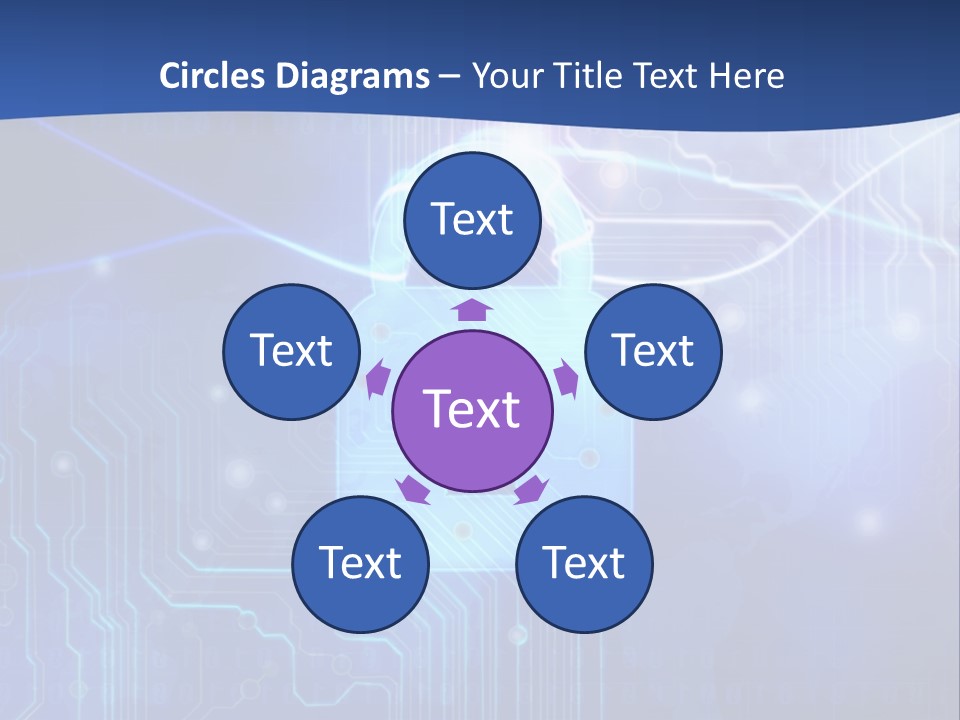 Security System Cyberspace Internet PowerPoint Template