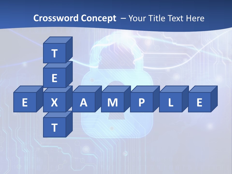 Security System Cyberspace Internet PowerPoint Template