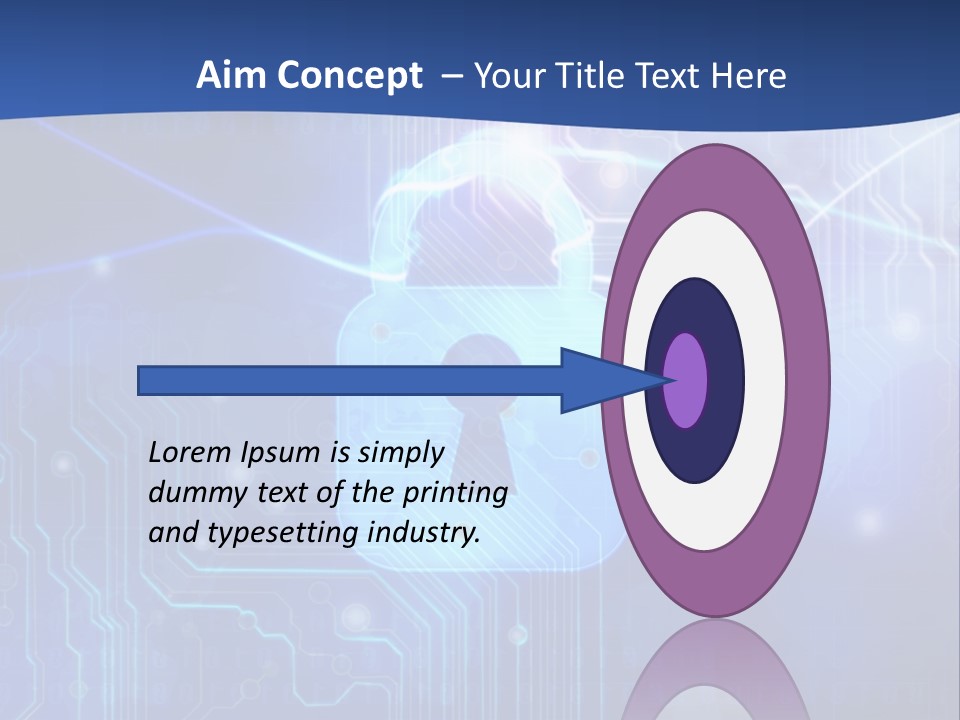 Security System Cyberspace Internet PowerPoint Template