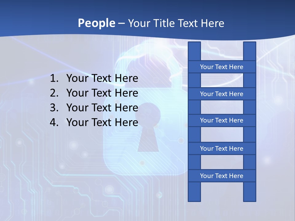 Security System Cyberspace Internet PowerPoint Template