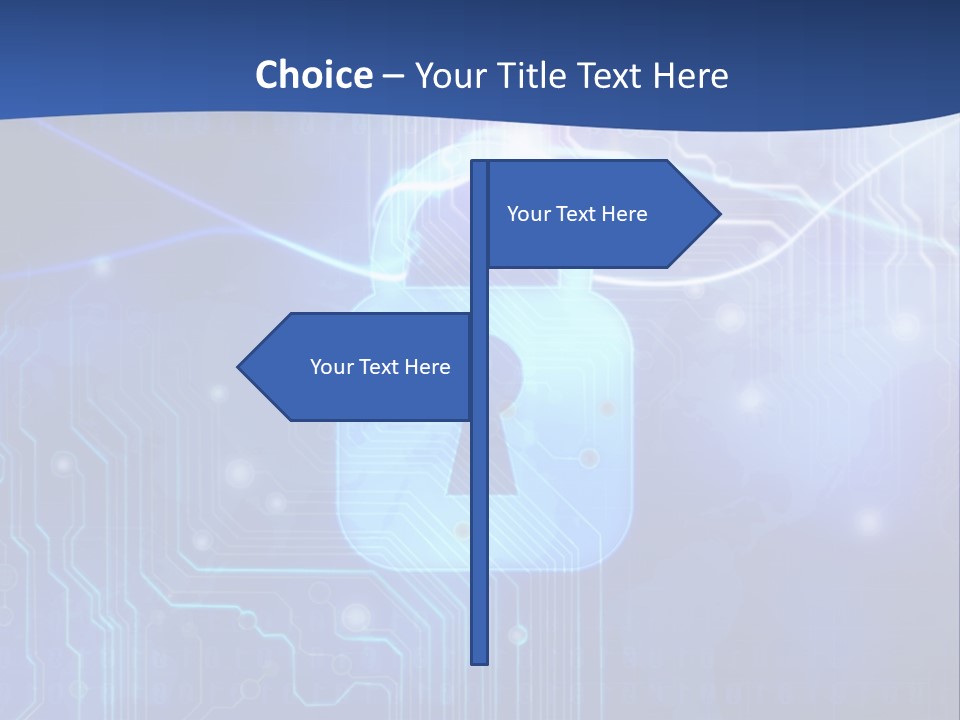 Security System Cyberspace Internet PowerPoint Template